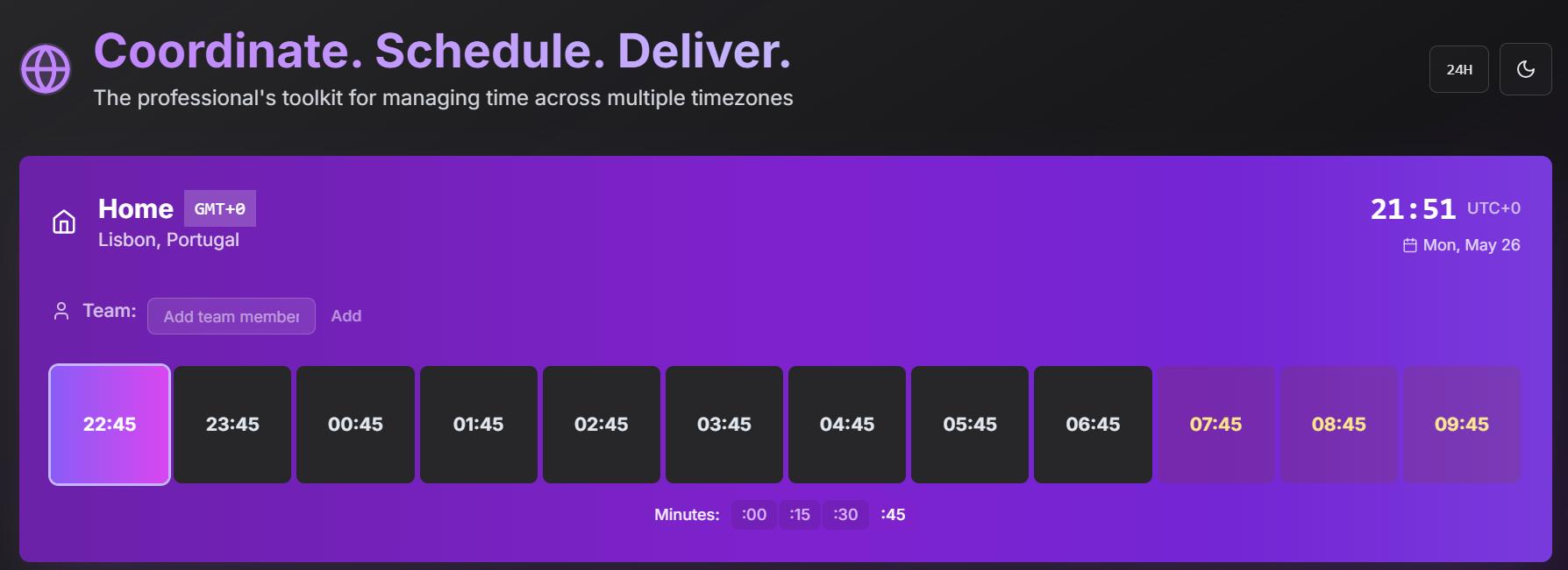 TimeSync Screenshot